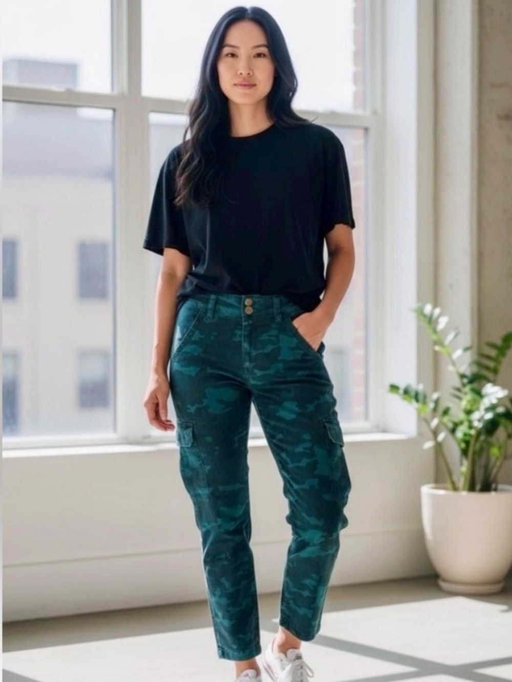 Anthropologie Austin High-Rise Cargo Pants